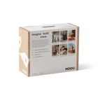 Modu, Explorer Set, kreatywne klocki rozwijające motorykę dużą, z funkcją jeździka, niebieski