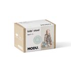Modu, Kids Stool, sensoryczny blok piankowy, zestaw uzupełniający do klocków aktywizujących, Ocean Mint/Forest Green