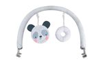 MoMi, Glossy, leżaczek bujaczek z wibracją, panda, 0-6m
