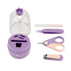 Momini, zestaw do pielęgnacji paznokci niemowląt, Lilac