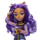 Monster High, Straszysekrety, Clawdeen Wolf - seria błyszcząca, lalka z akcesoriami