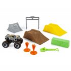 Monster Jam, Max D, Monster truck i piasek kinetyczny, zestaw, skala 1:64