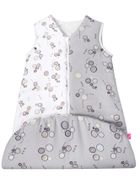 Motherhood, ocieplany śpiworek, 2w1, TOG 3, szare guziki, 3-18m