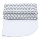 Motherhood, podręczny przewijak z 2 flanelkami, Classics, szary