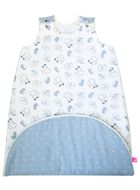 Motherhood, Zip-A-Round, bawełniany śpiworek, 2w1, TOG 2, niebieskie misie, 3-18m