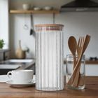 Mplco, szklany pojemnik kuchenny na produkty sypkie, bande, 1l