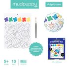 Mudpuppy, Kosmos, kolorowanka akwarelowa z pędzelkiem