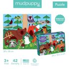 Mudpuppy, puzzle sensoryczne z miękkimi aplikacjami, las, 42 elementy