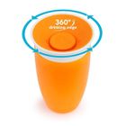 Munchkin, Miracle 360°, kubek, pomarańczowy, 296 ml