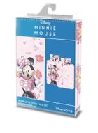 Myszka Minnie, 2-częściowy komplet pościeli bawełnianej, 160-200 cm