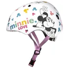 Myszka Minnie, kask ochronny, biały, rozmiar 54-58 cm