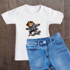 Naprasowanki, naplamki, Miś na deskorolce