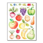 Naprasowanki, naplamki, owoce i warzywa