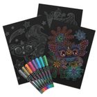 Nebulous Stars, Isadora, kolorowanki z czarnymi kartkami i pisakami