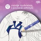 Nebulous Stars, Nebulia, szkicownik z kredkami, szablonami i naklejkami