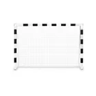 Neo-Sport, bramka do piłki nożnej, czarno-biała, 300-200-90 cm, NS-465