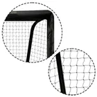 Neo-Sport, bramka piłkarska, czarno-czerwona, 180-120-60 cm