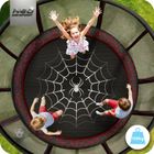 Neo-Sport, trampolina ogrodowa z siatką zewnętrzną i drabinką, 10ft/312 cm