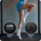 Neo-Sport, trampolina ogrodowa z siatką zewnętrzną i drabinką, 6ft/183 cm