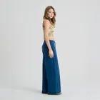 Niebieskie spodnie dresowe wide leg NOWEAR