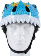 No Fear, kask rowerowy dziecięcy, regulowany, niebieski, 48-52 cm