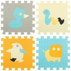 Nobo Kids, puzzle piankowe, kształty i kolory, mata, kojec