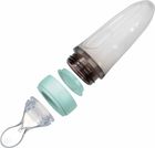 Nuby, silikonowy pojemnik do karmienia z łyżeczką, różowy, 90 ml, 3m+