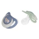 Nuk, First Choice, smoczek uspokajający, hipopotam i koala, 6-18m, 2 szt.