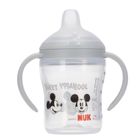 Nuk, Myszka Miki, butelka z uchwytem, popielata, 6m+, 150 ml
