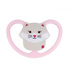 Nuk, Perfect Match Air, smoczek uspokajający, silikonowy, kot, 6-18m