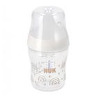 Nuk, Perfect Match, butelka, silikonowy smoczek, rozmiar S-M, tęcza, 150 ml