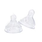 Nuk, smoczek do butelki, silikonowy, 0-6m, 2 szt.