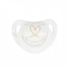 Nuk, Star, smoczek uspokajający, silikonowy, 0-6m, niebiesko-biały, 2 szt.