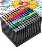 Nukido, markery alkoholowe z torbą, 168 szt.