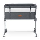 Nukido, NK-243, łóżeczko turystyczne składane, dostawka, ciemny szary