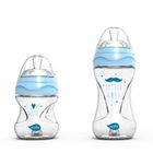 Nuvita, butelka szklana, antykolkowa, niebieska, 140 ml