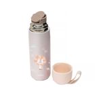 Nuvita, butelka termiczna, uchwyt silikonowy, łososiowy, 400 ml