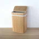 Nuxio, Luva, bambusowy kosz na pranie z pokrywą, 80l