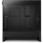 NZXT, H5 Flow Midi Tower, obudowa komputerowa z szybą, czarna