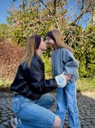 Opaska dla mamy i córki, brązowa, zestaw, 2 szt., Iltom