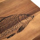 Orion, deska do krojenia, drewniana, 36-24 cm