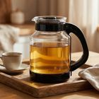 Orion, dzbanek do kawy i herbaty, szklany, 2,25l