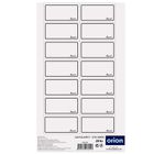 Orion, etykiety samoprzylepne na słoiki, Whiteline, 28 szt.