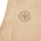 Orion, fartuch kuchenny, bawełniany, wiązany, beżowy