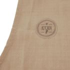 Orion, fartuch kuchenny, bawełniany, wiązany, brązowy