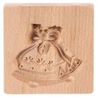 Orion, foremka do ciastek, drewniana, dzwoneczki, 10-10 cm