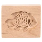 Orion, foremka do ciastek, drewniana, ryba, 10-8 cm