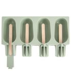 Orion, forma do lodów silikonowa z pokrywką, zielona