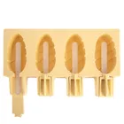 Orion, forma do lodów silikonowa z pokrywką, żółta