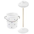 Orion, garnek do kiszenia kapusty ogórków, ceramiczny, biały, 2.5 l, Modrobila